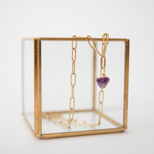 Load image into Gallery viewer, Leda Raw Amethyst Necklace