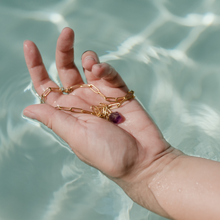 Load image into Gallery viewer, Leda Raw Amethyst Necklace