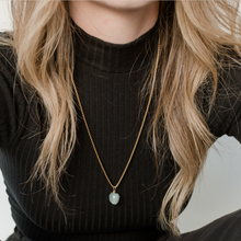 Load image into Gallery viewer, Sao Faceted Aquamarine Necklace