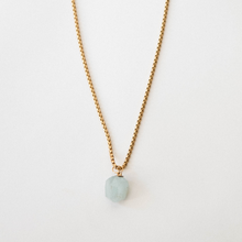 Load image into Gallery viewer, Sao Faceted Aquamarine Necklace