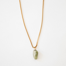 Load image into Gallery viewer, Callisto Faceted Peridot Necklace