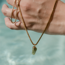 Load image into Gallery viewer, Callisto Faceted Peridot Necklace