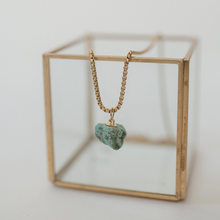 Load image into Gallery viewer, Elara Natural Turquoise Nugget Necklace