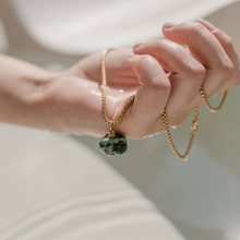 Load image into Gallery viewer, Elara Natural Turquoise Nugget Necklace